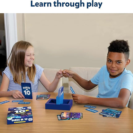 Skillmatics Guess in 10 NASA Space, Perfect for Boys, Girls, Kids & Families Who Love Card Games, Educational Toys, Travel Games, Gifts for Ages 8, 9, 10 and Up