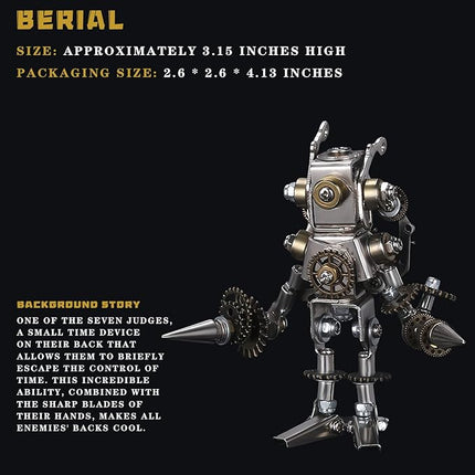 3D Metal Puzzles for Adults，3D Puzzle Metal Model Kit，3D Mechanical Model，Brain Teaser Puzzles DIY Assembling for Stress Relief for Teenagers and Adults