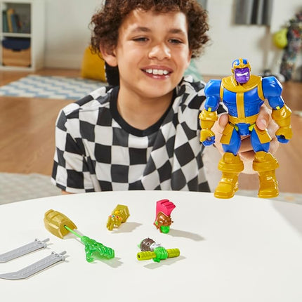 Avengers Marvel MixMashers Thanos Custom Mix-and-Match Deluxe Action Figure & Accessories, 5-Inch-Scale Super Hero Toys for Kids Ages 4+