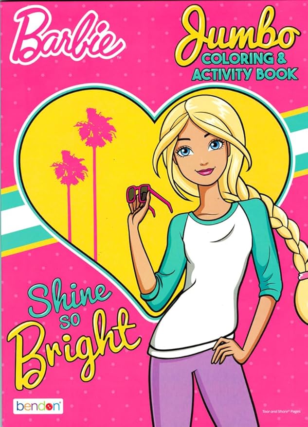 Barbie Coloring Book and Sticker Activity Set for Kids - Bundle with Book, Imagine Ink, Play Pack, Stickers and More