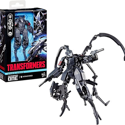 Transformers One Studio Series Airachnid Deluxe Class 4.5-Inch Converting Action Figure, Robot Toys for Ages 8+
