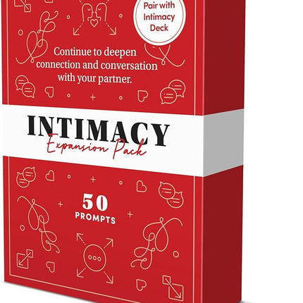BestSelf Intimacy Deck Expansion Pack, 50 Conversation Starters for Couples, Meaningful Chats. Relationship Building Game