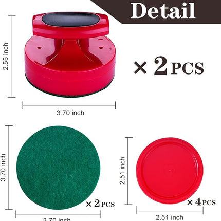 Air Hockey Pucks and Paddles,Air Hockey Strikers Pushers Air Hockey Table Replacement Accessories