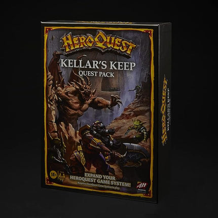 Hasbro Gaming Avalon Hill HeroQuest Kellar's Keep Expansion, Dungeon Crawler Board Game for Ages 14 and Up 2-5 Players Requires HeroQuest Game System to Play