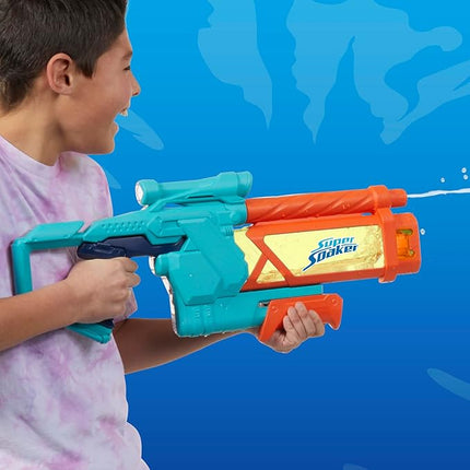 Nerf Super Soaker Mega Dunk-Fill Water Blaster, Easy Instant Fill Tank, Just Dunk & Go, 33.9 Fluid Ounce Tank, Water Toys, Ages 6+