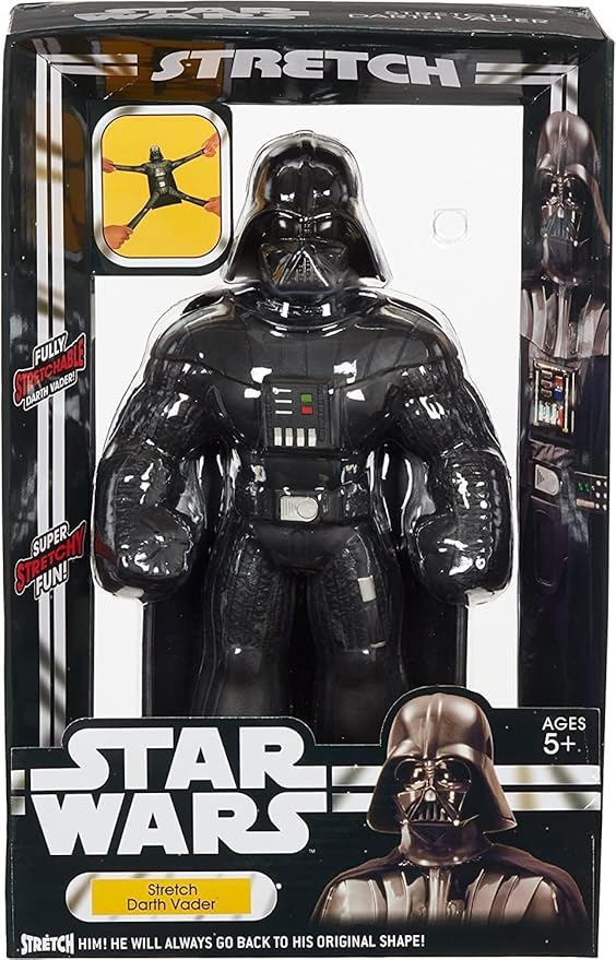 Star Wars Darth Vader - Stretchable Full Size Action Figure - 10-inch (Pack of 1)