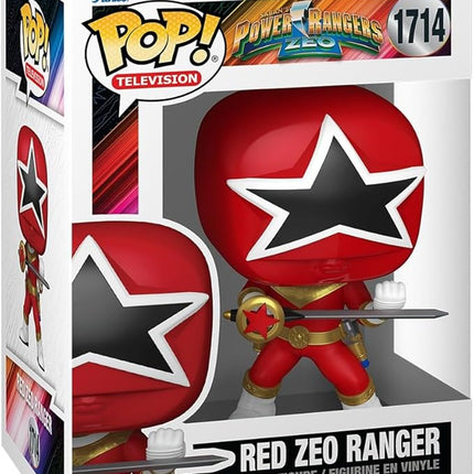 Funko Pop! TV: Power Rangers Zeo - Red Zeo Ranger - Collectable Vinyl Figure - Gift Idea - Official Merchandise - Toys for Kids & Adults - TV Fans - Model Figure for Collectors and Display