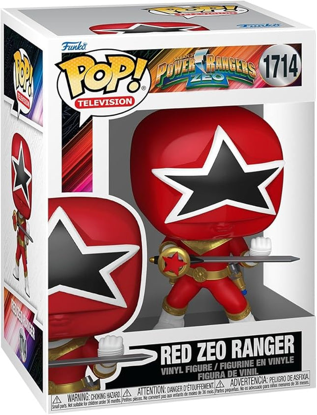 Funko Pop! TV: Power Rangers Zeo - Red Zeo Ranger - Collectable Vinyl Figure - Gift Idea - Official Merchandise - Toys for Kids & Adults - TV Fans - Model Figure for Collectors and Display