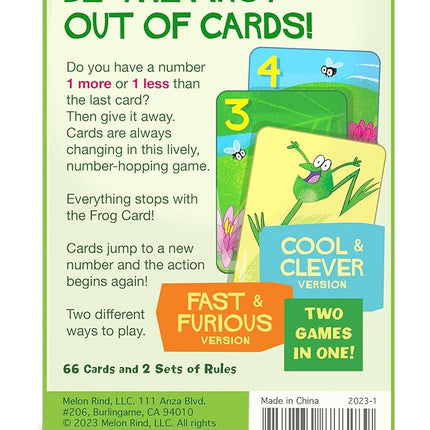 Melon Rind Jump 1, Math Game for Kids Learning Adding and Subtracting by 1, Lively, Card Game, Quick Activity for Boosting Math Confidence, Easy Screenless Fun, Perfect for Kindergarteners, Ages 5+