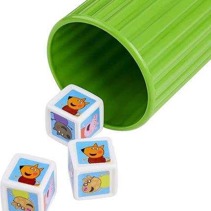 Hasbro Gaming Yahtzee Jr.: Peppa Pig Edition Board Game for Kids Ages 4 and Up, Counting and Matching Game for Preschoolers (Amazon Exclusive)