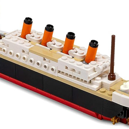 Brick Loot Titanic Micro Building Blocks Set – 217-Piece DIY Ship Model Kit, Mini Bricks for Adults & Kids, 3D Puzzle STEM Toy, Collectible Display, Gift for Ship Lovers & Puzzle Fans (Medium)