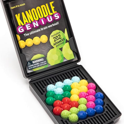Educational Insights Kanoodle Genius 3-D Puzzle Brain Teaser Game For Adults, Teens & Kids, Over 200 Challenges, Easter Basket Stuffers for Kids, Gift for Ages 8+