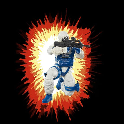 G.I. Joe Classified Series Retro Cardback Snow Serpent, Collectible 6 Inch Action Figure with 8 Accessories