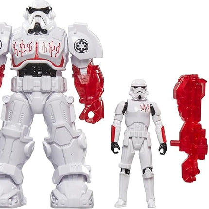 STAR WARS Epic World of Action Stormtrooper Mech Force Suit, 6.5-Inch Mech Suit & 4-Inch Action Figure, Toys for Boys & Girls Ages 4+