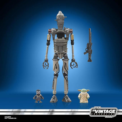 STAR WARS The Vintage Collection IG-12, Grogu & Anzellan, Deluxe The Mandalorian 3.75 Inch Collectible Action Figure 3-Pack