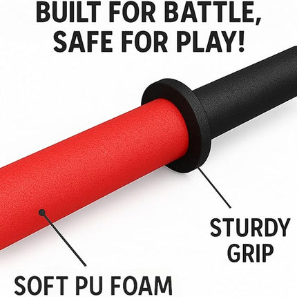 Liberty Imports 29-Inch Pool Noodles Foam Saber Toy Light Swords - Kids Bulk Party Favors - Ideal for Pools, Backyard, Summer Outdoors Play (6 Pack)