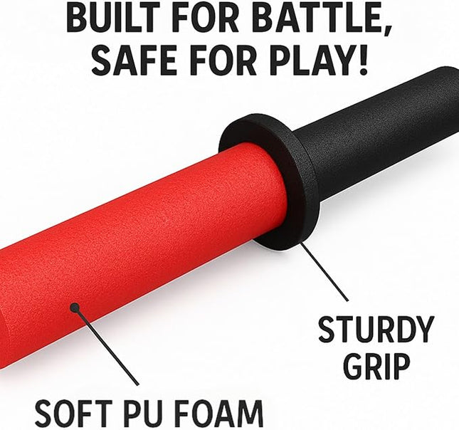 Liberty Imports 29-Inch Pool Noodles Foam Saber Toy Light Swords - Kids Bulk Party Favors - Ideal for Pools, Backyard, Summer Outdoors Play (6 Pack)