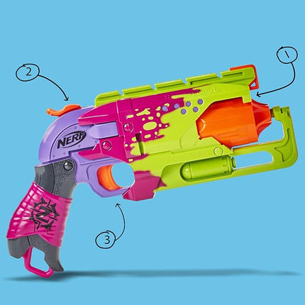 Nerf Zombie Strike Hammershot Blaster, Splatter (Amazon Exclusive)
