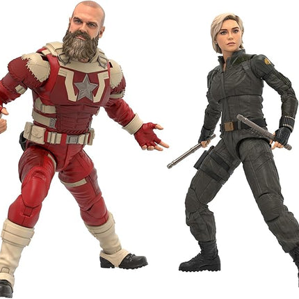 Marvel Legends Series Yelena Belova and Red Guardian 2-Pack, Thunderbolts* Movie Collectible 6-Inch Action Figures
