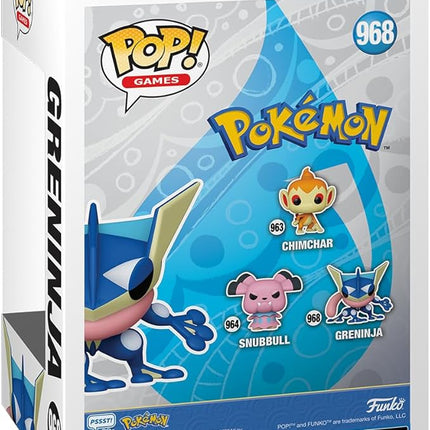 Funko Pop Games: Pokemon - Greninja - Collectable Vinyl Figure - Gift Idea - Official Merchandise - Toys for Kids & Adults - Video Games Fans - Model Figure for Collectors and Display