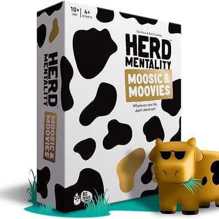 Big Potato Herd Mentality Moovies & Moosic Board Game | Fun for The Whole Family