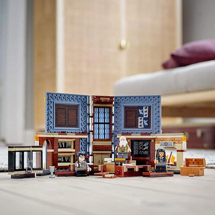 LEGO Harry Potter Hogwarts Moment: Charms Class 76385 Professor Flitwick’s Class in a Brick-Built Book Playset, New 2021 (255 Pieces)