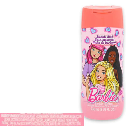 Ultimate Barbie Bathroom Set - Bundle with Shampoo, Body Wash, Bubble Bath, Bath Paint, Stickers, More | Barbie Bath and Shower Supplies Kit for Kids, Girls