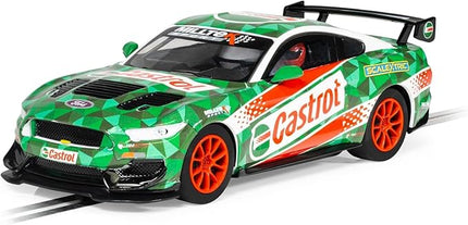 Scalextric C4327 Ford Mustang GT4 - Castrol Drift Car Cars - World Sport Champ/Endurance