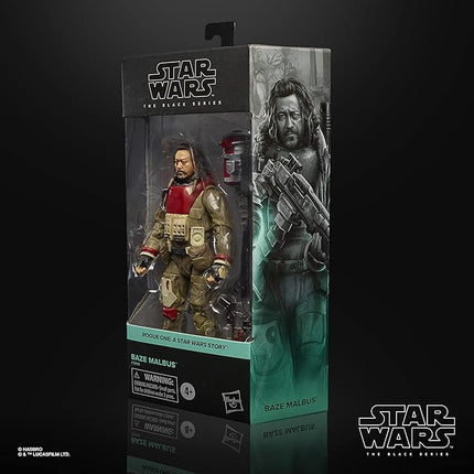 STAR WARS The Black Series Baze Malbus 6-Inch-Scale Rogue One: A Story Collectible Action Figure, Toys for Kids Ages 4 and Up