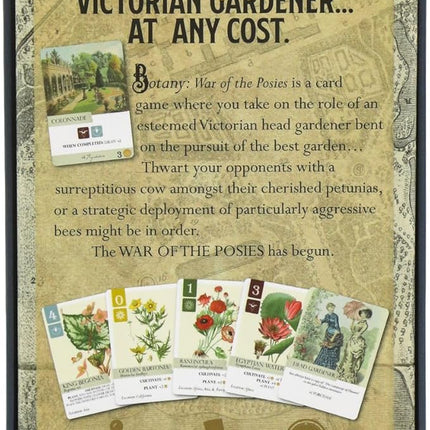 Botany: War of the Posies | Family Strategy Game for Young Botanists and Adults | Ages 8+ | for 2-4 Players | Average Playtime 30 mins | Perfect for Family Game Night