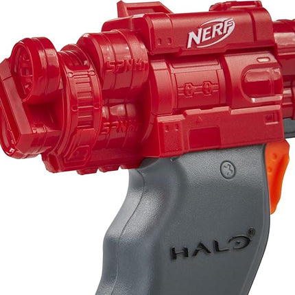 Nerf MicroShots Halo SPNKr - Mini Dart-Firing Blaster and 2 Darts - Collectible Blaster for Halo Video Game Fans Battlers