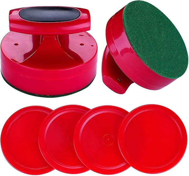 Air Hockey Pucks and Paddles,Air Hockey Strikers Pushers Air Hockey Table Replacement Accessories