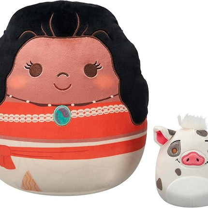 Squishmallows Original Disney Pua and Moana 2-Pack - Official Jazwares Plush