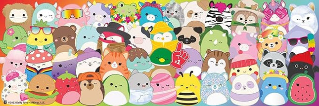 Buffalo Games - Squishmallow - 4 X 1 Multipack - Squishmallow Party Pack - Multi Piece Jigsaw Puzzle for Adults -Challenging Puzzle Perfect for Game Nights - Finished Size Varies