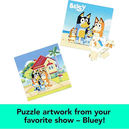 Spin Master Games, Bluey Puzzles 2-Pack, 36 Pieces, Kids Puzzles, Bluey Toys, Preschool Puzzles, for Ages 3 & Up