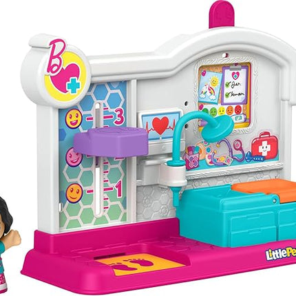 Fisher-Price Little People Toddler Toy Barbie You Can Be Anything Doctor Playset with Figure for Preschool Pretend Play Kids Ages 18+ Months