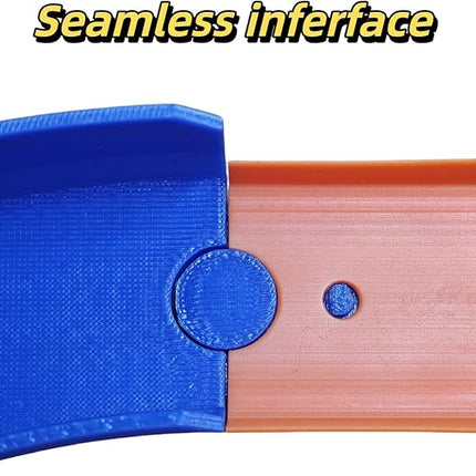 Track Connectors Pieces Compatible with Hot Wheels,90 Degree,Size L,8 Packs