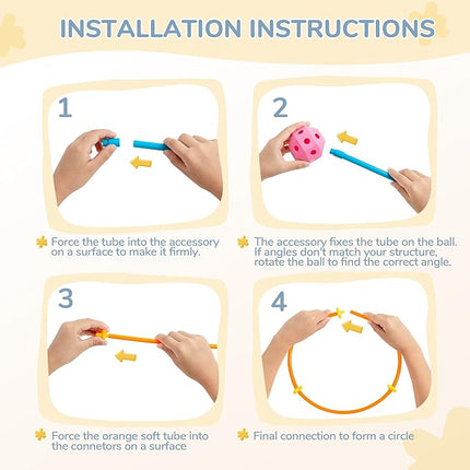 Curipeer Fort Building Kit for Kids 8-12 3-8 T Creative Stem Building Toys Indoor and Outdoor Kids' Construction Fun Toys for 3-12 Years Old Boys and Girls 340 Pcs