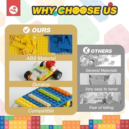 450pcs Wheels and Axles Set, Including Wheels, Windshield, Traffic Light, Vehicle & Truck Parts, Classic Pieces & Accessories, Compatible with Classic Brick Toys