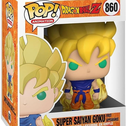 Funko Pop Animation: Dragonball Z - Super Saiyan Goku - (First Appearance) - Dragon Ball - Collectable Vinyl Figure - Gift Idea - Official Merchandise - Toys for Kids & Adults - Anime Fans