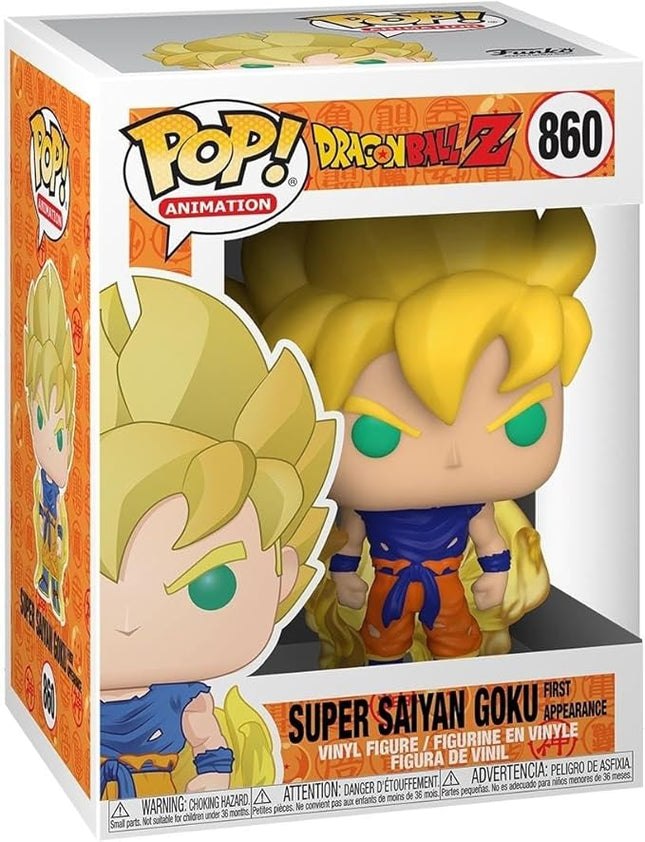 Funko Pop Animation: Dragonball Z - Super Saiyan Goku - (First Appearance) - Dragon Ball - Collectable Vinyl Figure - Gift Idea - Official Merchandise - Toys for Kids & Adults - Anime Fans