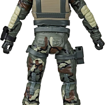G.I. Joe Classified Series 60th Anniversary Action Pilot - Halo (High Altitude Low Opening) Jumper, 6 Inch Action Figure with Parachute & 18 Accessories