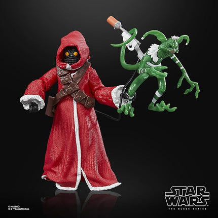 STAR WARS The Black Series Jawa & Salacious B. Crumb (Holiday Edition), 6-Inch Action Figures, Ages 4 and Up