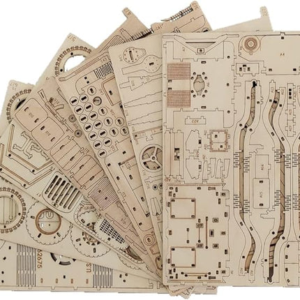 3D Wooden Puzzle - Wood Crafts Mechanical Off-Road Vehicle Building Model Kits - Wooden STEM DIY Brain Teaser Puzzle - Off-Road Vehicle 3D Puzzle Birthday Gifts Christmas