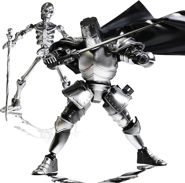 T13 Action Figure Set Articulated Skeleton Figure Titan 13 Medieval Knight Multi-Jointed Dummy Movable Robot Desktop Table Decoration