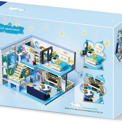 Friends House Building Block Set, Pets Collection Small Brick Model Set, Creative Mini Toy Building Sets, Children’s Day Birthday for Teens Kids Boys Girls 8+, 1235 PCS