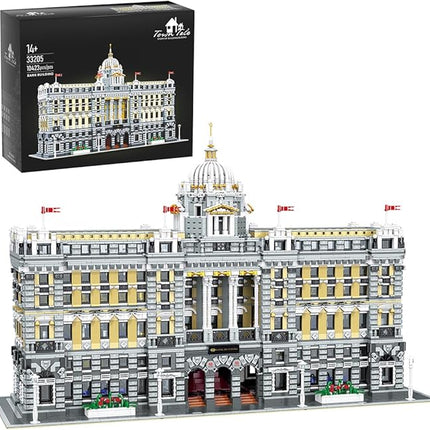 MISINI 33205 Luxurious Shanghai Bank Building Blocks Set, 10423 Pieces MOC Modular Building Bricks House Model, Creative Landmark Buildings Gift for Adult