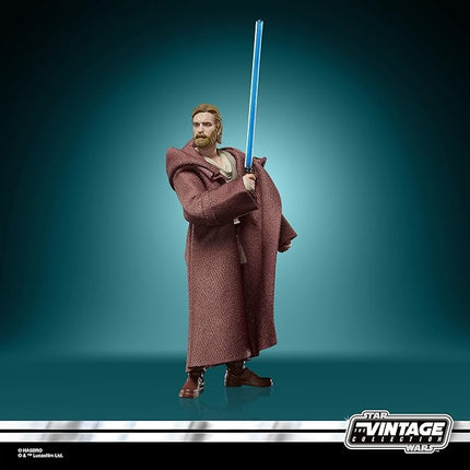 STAR WARS The Vintage Collection OBI-Wan Kenobi (Wandering Jedi) Toy, 3.75-Inch-Scale Figure, Kids Ages 4 and Up, Multicolored, F4474