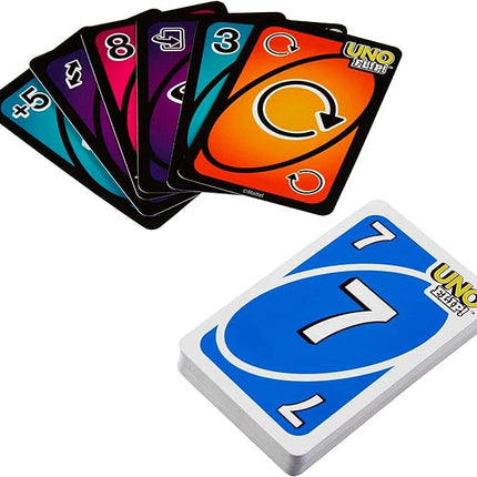 Mattel Games UNO FLIP! Card Game in Storage & Travel Tin, Color Blind Accessible Deck for Kids, Adults & Family Nights & Parties (Amazon Exclusive)