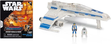 Star Wars Micro Galaxy Squadron Lt. Callahan’s E-wing Mystery Bundle - 5-Inch and 2.5-Inch Vehicles with Accessories (Amazon Exclusive)